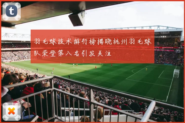 羽毛球技术排行榜揭晓杭州羽毛球队荣登第八名引发关注