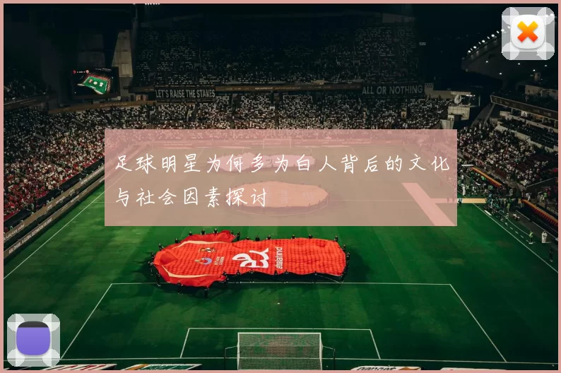足球明星为何多为白人背后的文化与社会因素探讨