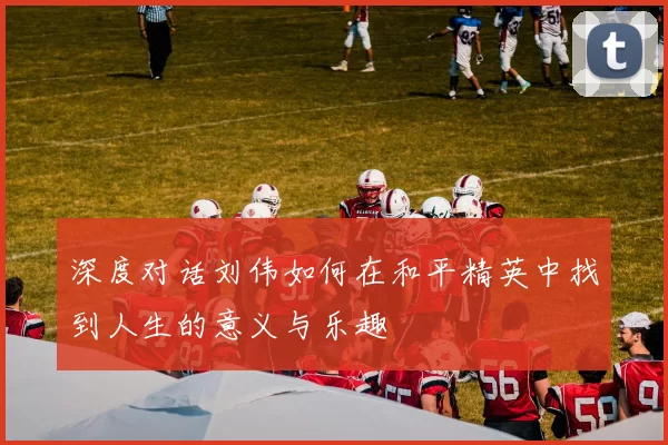深度对话刘伟如何在和平精英中找到人生的意义与乐趣